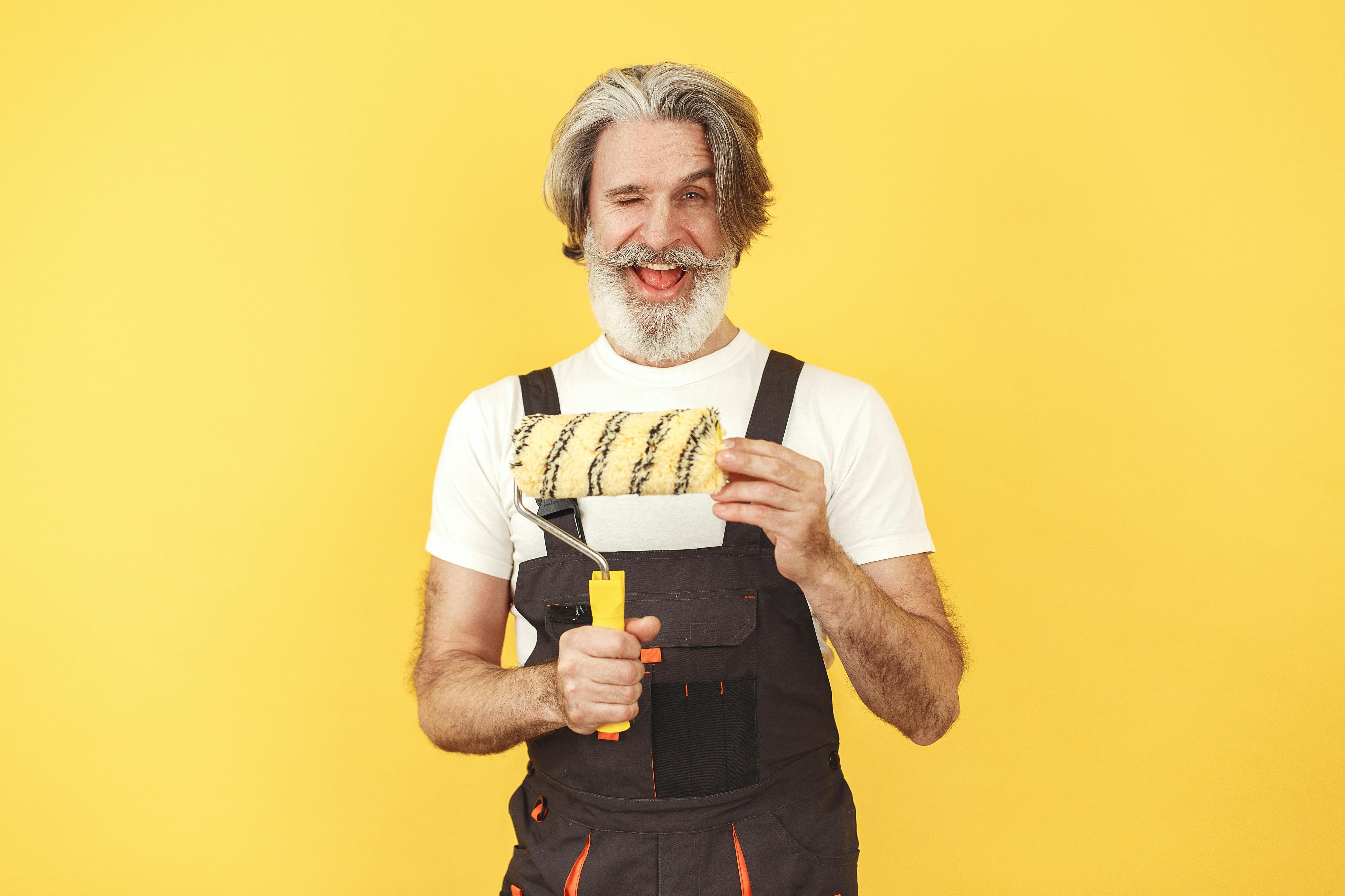Freshly painted living room